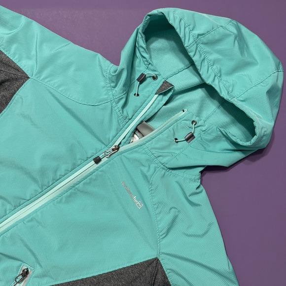 Alvalanche Jackets & Blazers - Avalanche Weather Shield Running Shell Full Zip Hooded Jacket Teal Women's Small